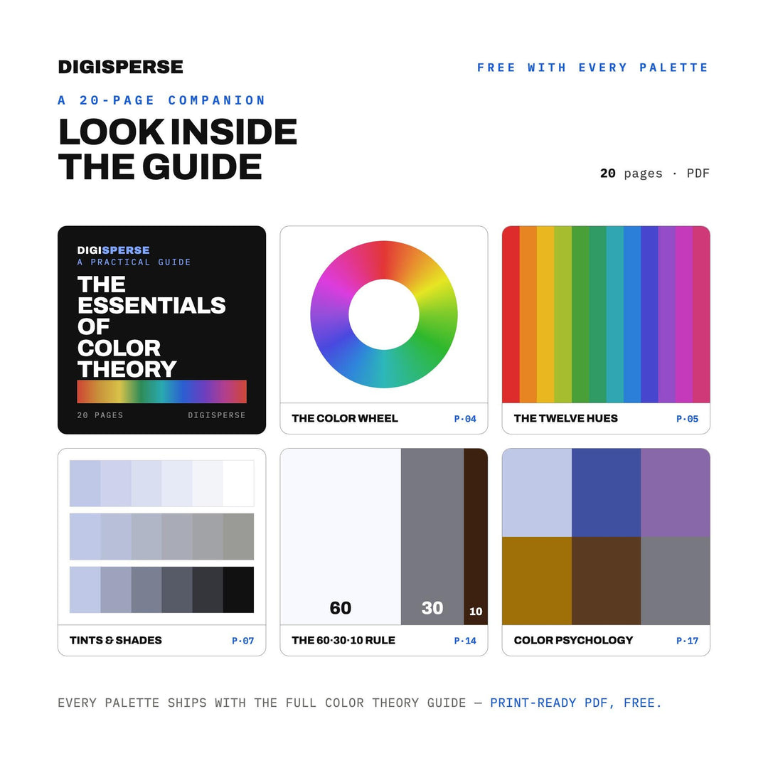 Spirit World Color Palette | 30 Colors | Hex RGB CMYK | Color Guide | Procreate Swatches + ASE | Digital Download