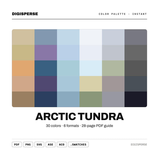 Arctic Tundra color palette — main preview