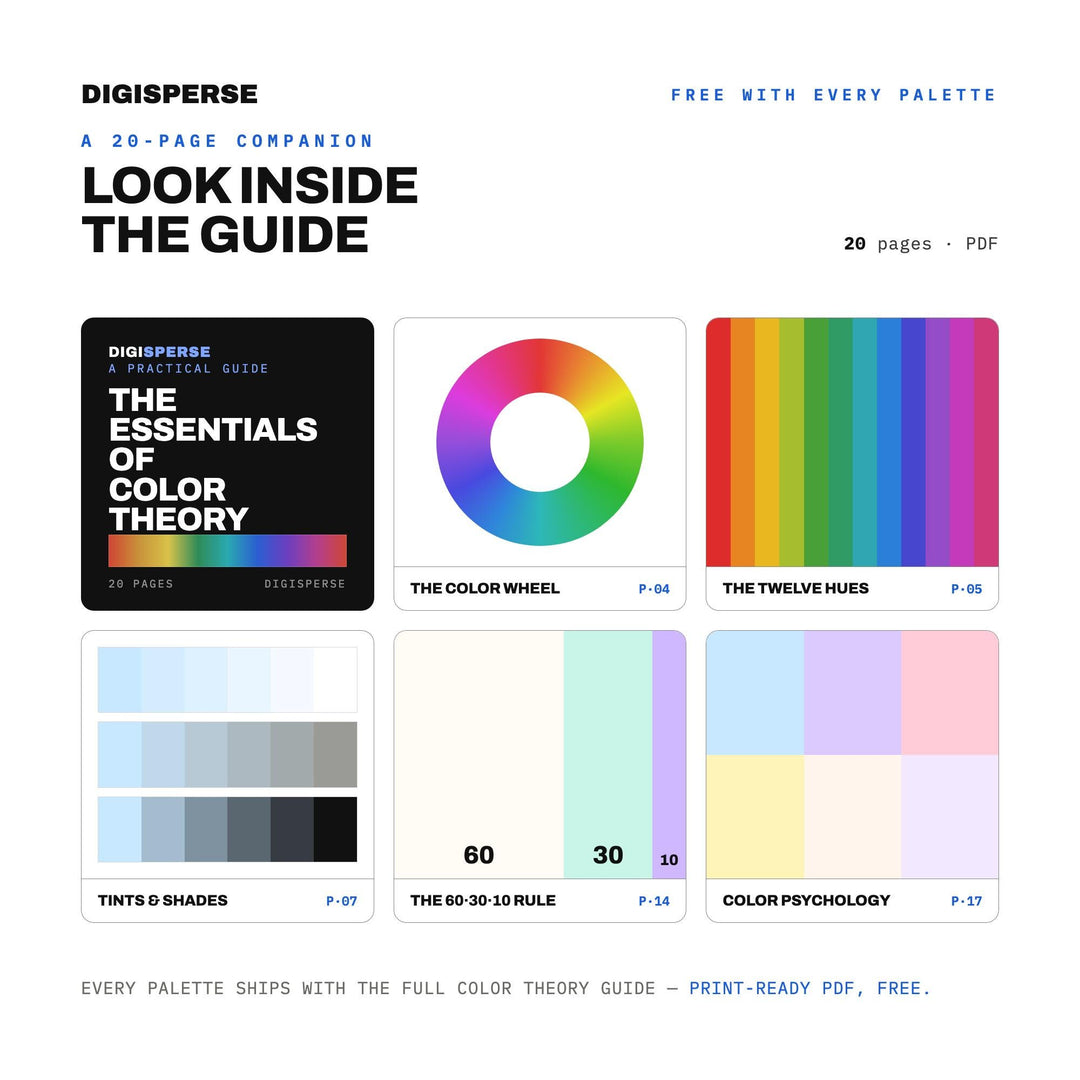 Anime Pastel Color Palette | 30 Procreate Swatches, HEX, RGB, CMYK (Digital Download)