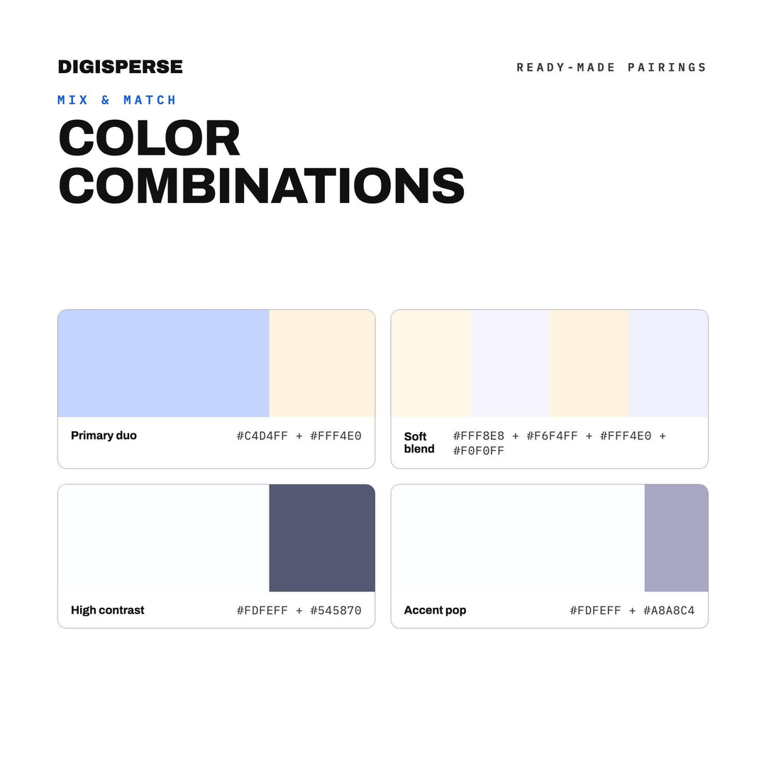 Light and Space Color Palette | 30 Procreate Swatches, HEX, RGB, CMYK (Digital Download)