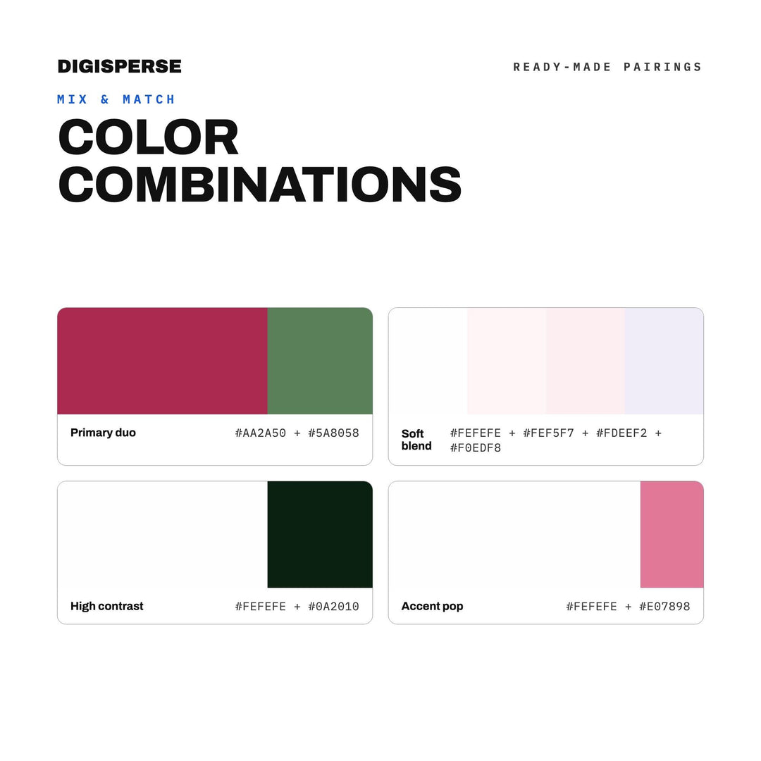Romantic Pink Color Palette for Valentine Flower Art and Wedding Branding, 30 Floral Blush Hues, Procreate Swatches