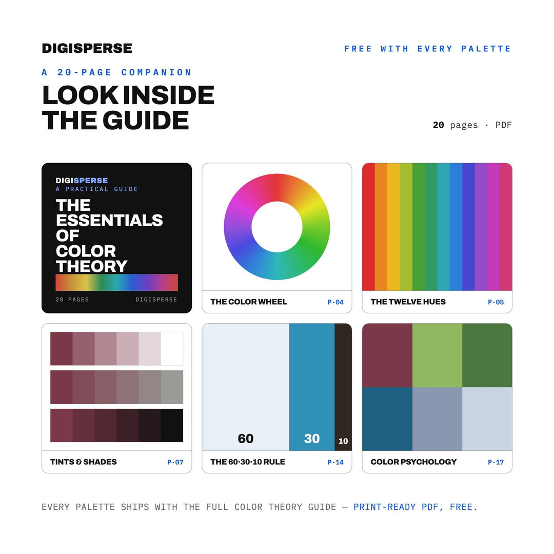 Pacific Northwest Color Palette | 30 Colors | Hex RGB CMYK | Color Guide | Procreate Swatches + ASE | Digital Download