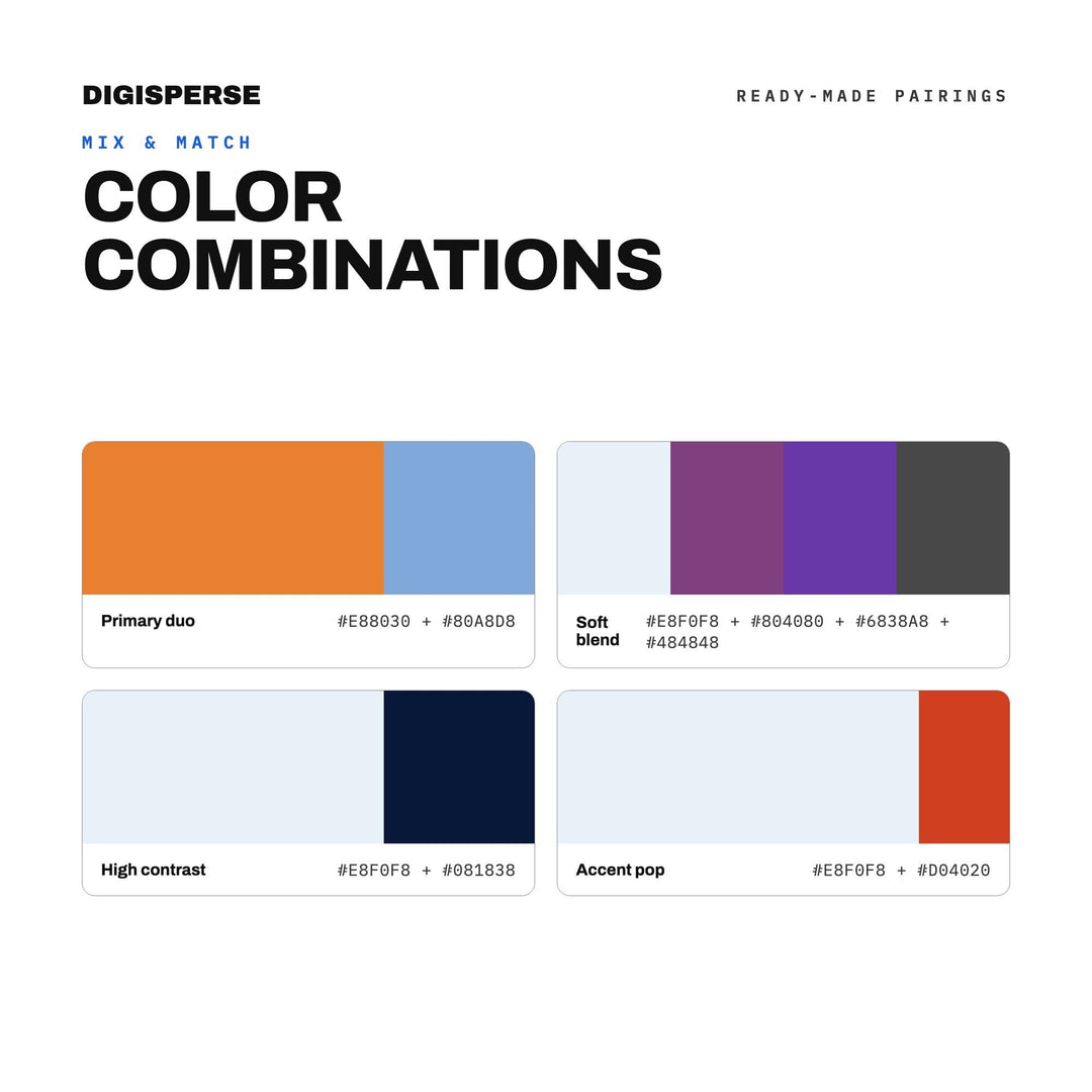 Pacific Ocean Dusk Color Palette | 30 Procreate Swatches, ASE, PDF (Digital Download)