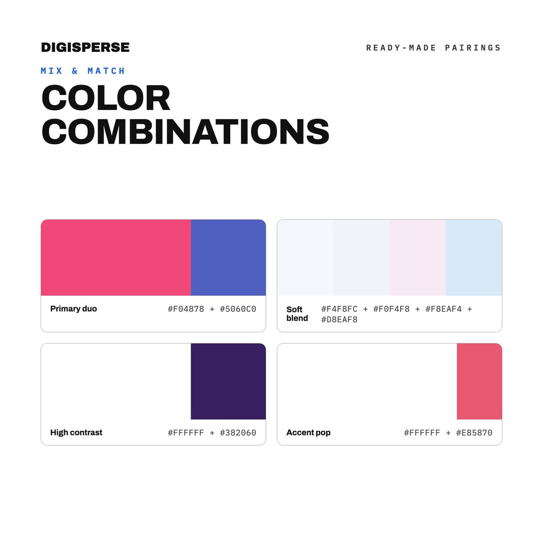 Frosted Berry Color Palette | 30 Procreate Swatches, ASE, PDF Guide (Digital Download)