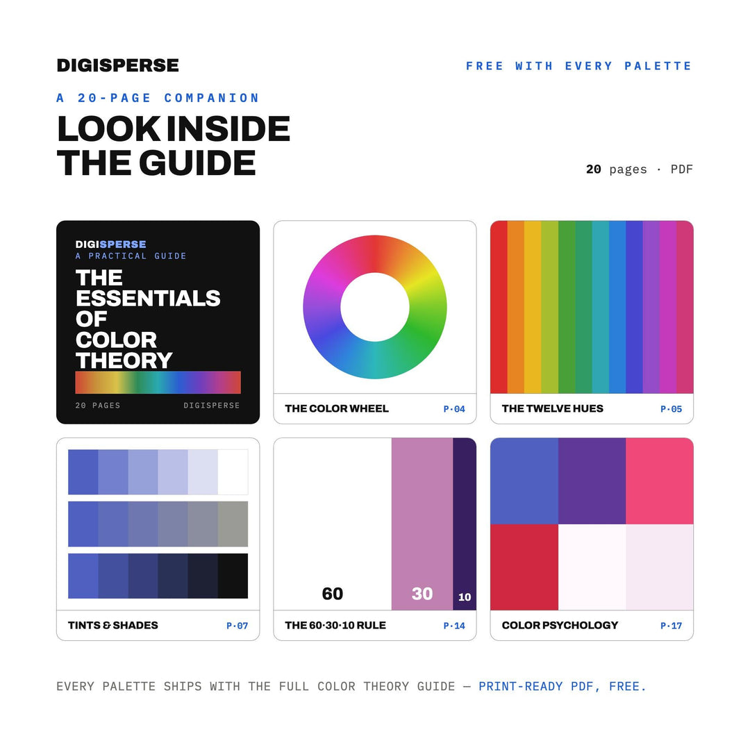 Frosted Berry Color Palette | 30 Procreate Swatches, ASE, PDF Guide (Digital Download)