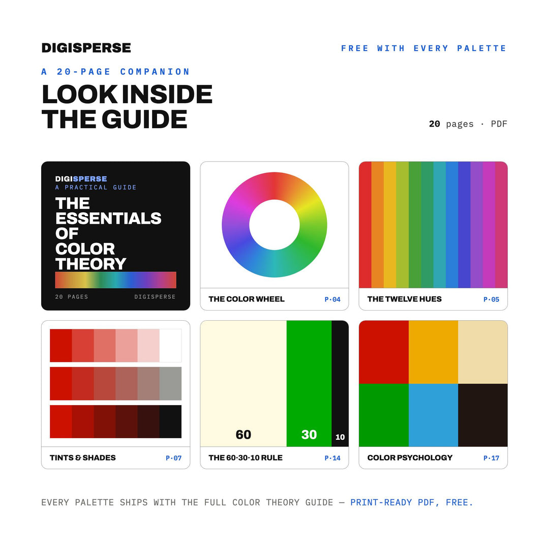 Reggae Sun Color Palette | 30 Colors | Hex RGB CMYK | Color Guide | Procreate Swatches + ASE | Digital Download