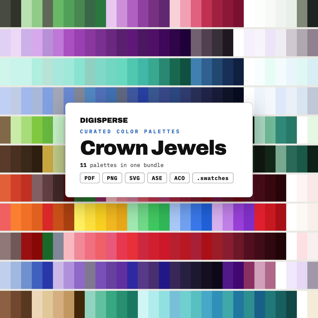 Royal Color Palette Bundle, 11 Crown Jewel Schemes for Luxury Branding, Regal Wedding Themes and Palace Interior Moodboards