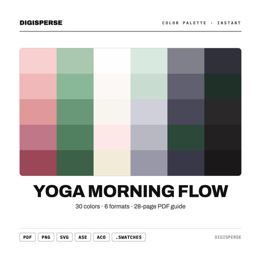 Yoga Morning Flow color palette — main preview
