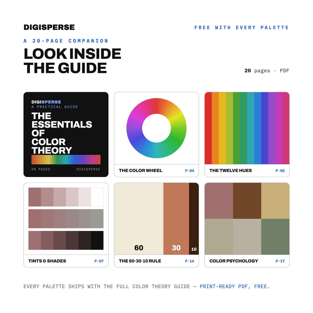 Macrame Studio Color Palette | 30 Colors | Hex RGB CMYK | Procreate Swatches + ASE | Digital Download