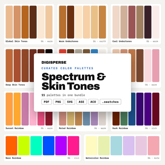 Spectrum & Skin Tones digital bundle — main preview