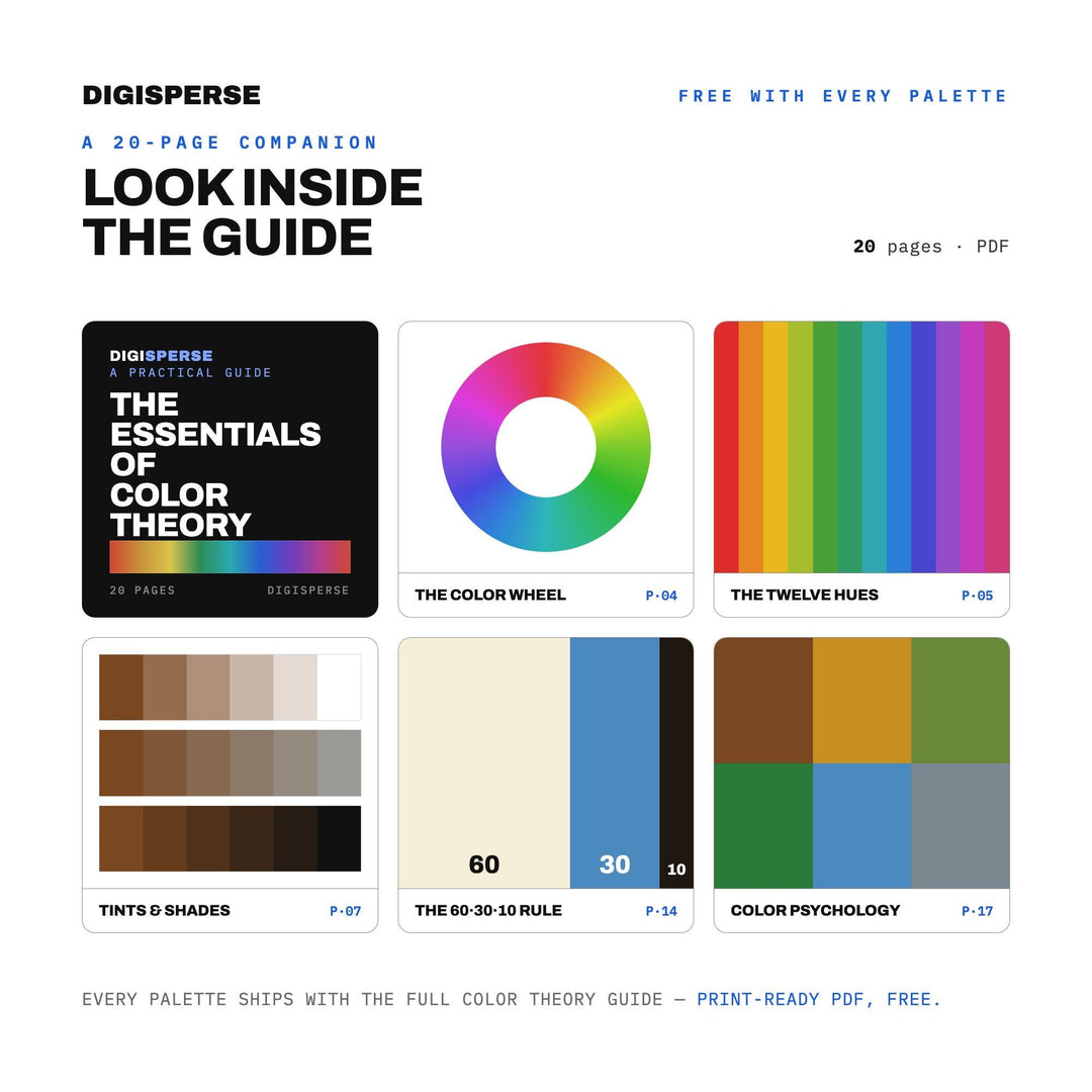 Ethiopian Highlands Color Palette | 30 Colors | Hex RGB CMYK | Color Guide | Procreate Swatches + ASE | Digital Download