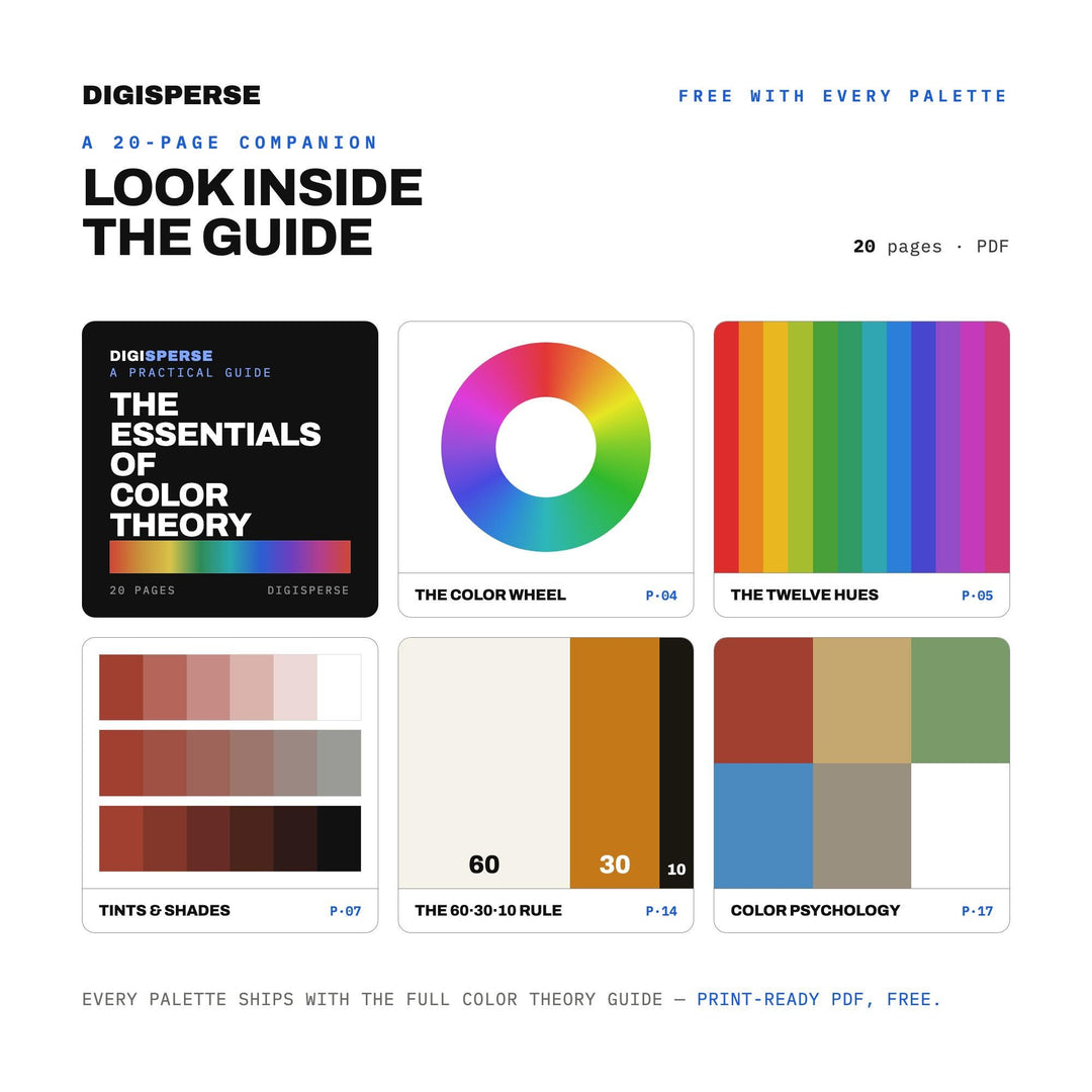 Indigenous Earths Color Palette | 30 Procreate Swatches, HEX, RGB, CMYK (Digital Download)