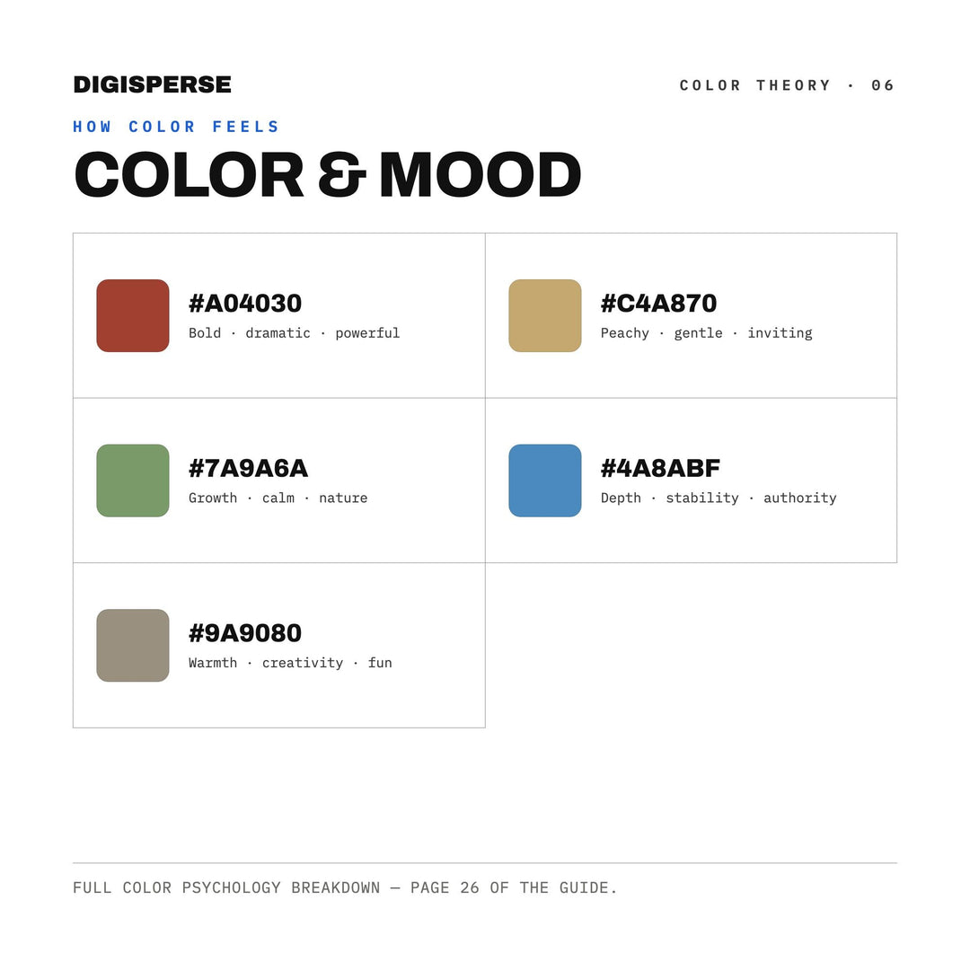 Indigenous Earths Color Palette | 30 Procreate Swatches, HEX, RGB, CMYK (Digital Download)