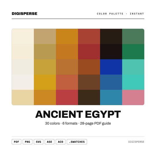 Ancient Egypt color palette — main preview