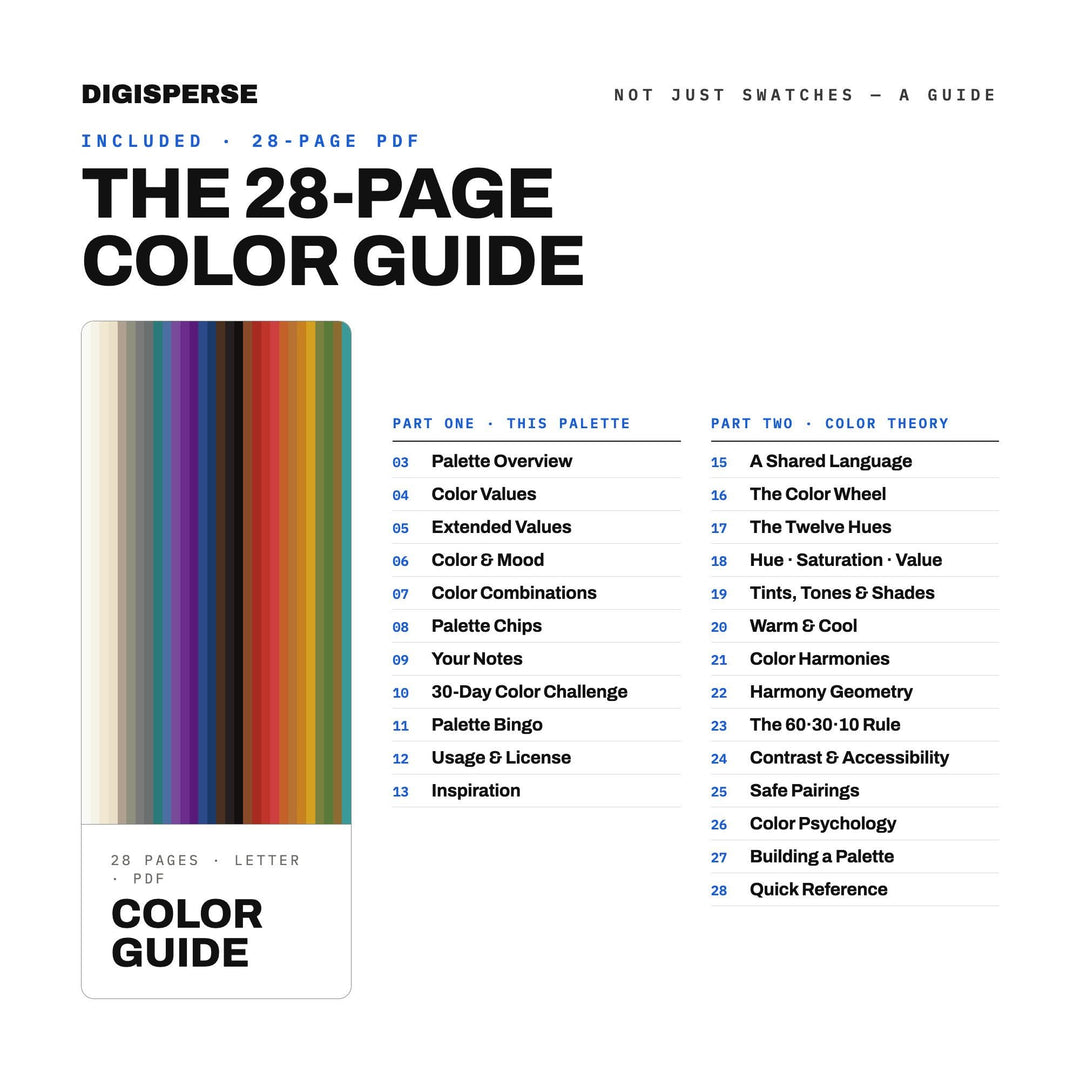 Ancient Rome Color Palette | 30 Colors | Hex RGB CMYK | Color Guide | Procreate Swatches + ASE | Digital Download