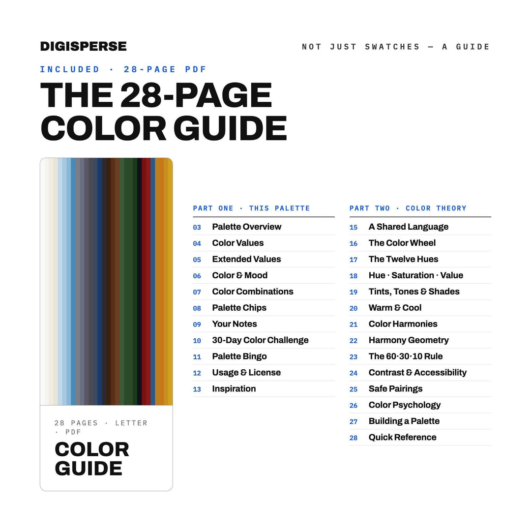 Norse Mythology Color Palette | 30 Colors | Hex RGB CMYK | Color Guide | Procreate Swatches + ASE | Digital Download