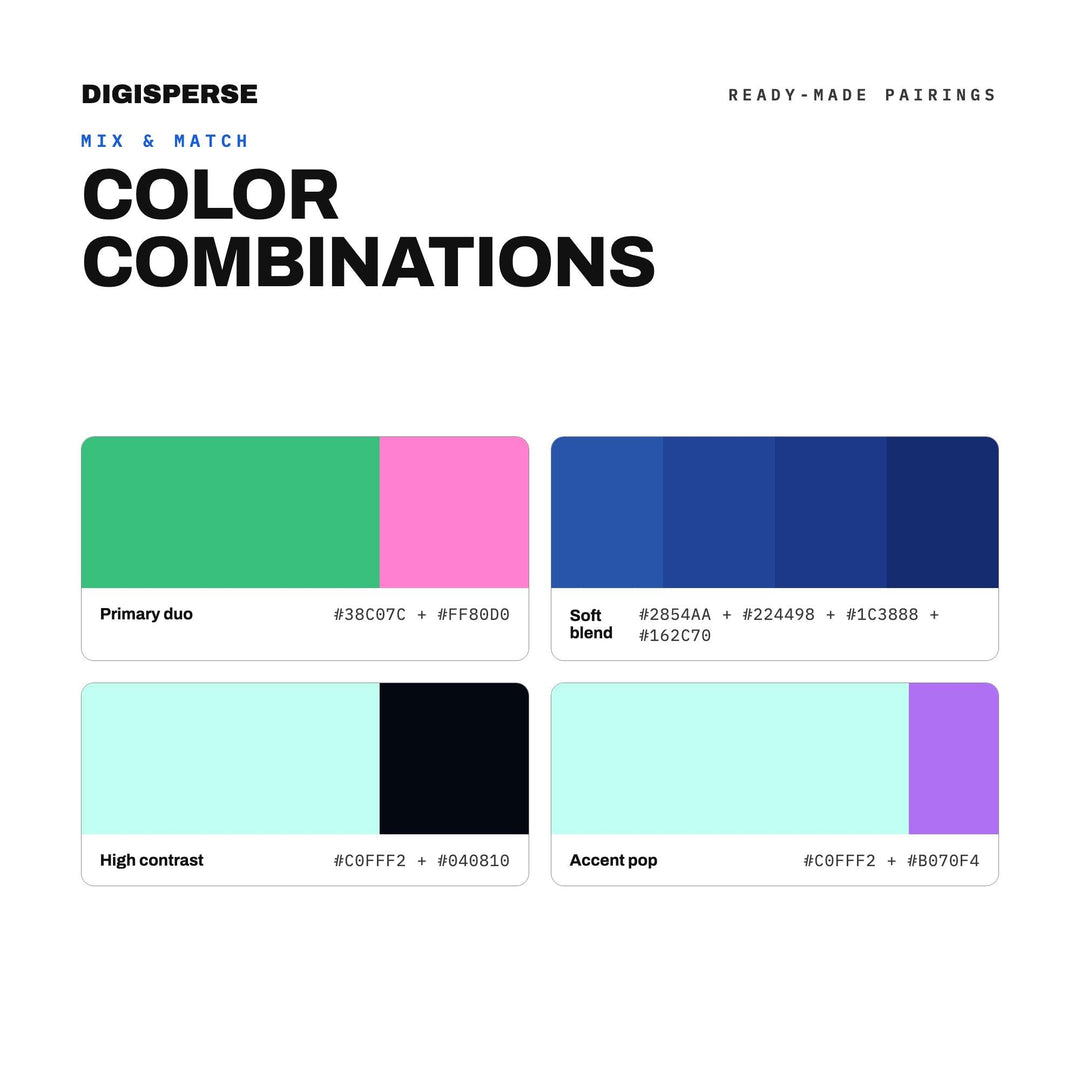 Aurora Borealis Color Palette | 30 Procreate Swatches, HEX, RGB, CMYK (Digital Download)
