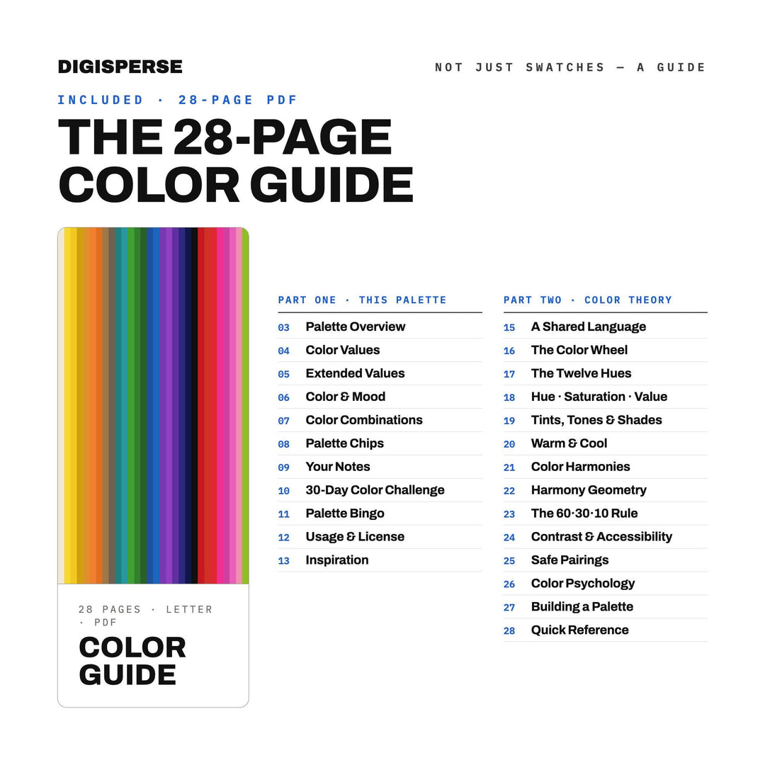 Bookshelf Rainbow Shelfie Color Palette | 30 Colors | Hex RGB CMYK | Procreate Swatches + ASE | Digital Download