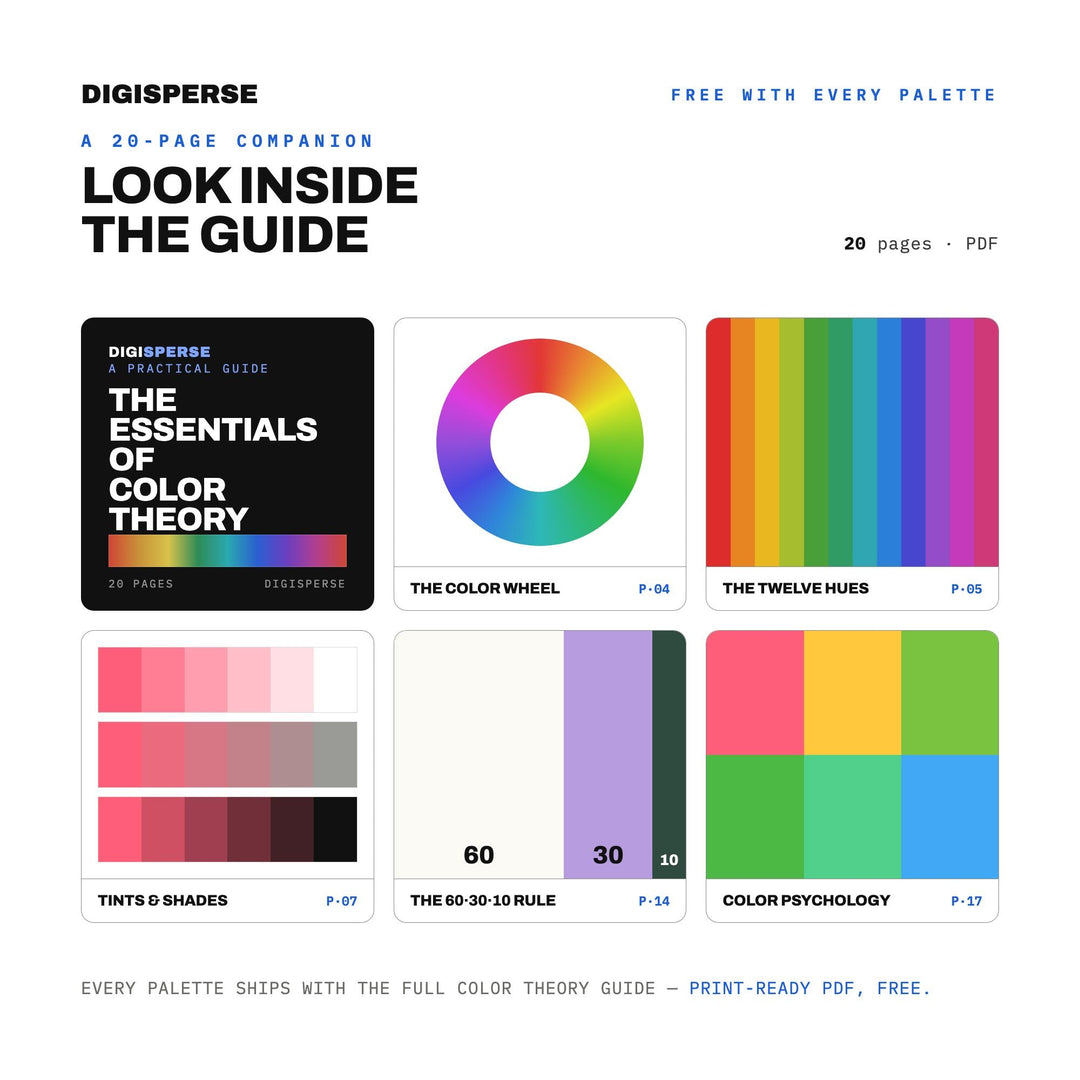 Bright & Cheerful Classroom Color Palette | 30 Colors | Hex RGB CMYK | Color Guide | Procreate Swatches + ASE | Digital Download