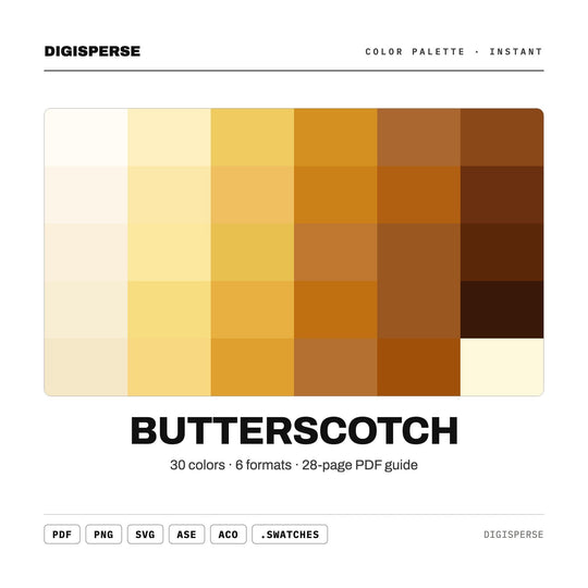 Butterscotch color palette — main preview