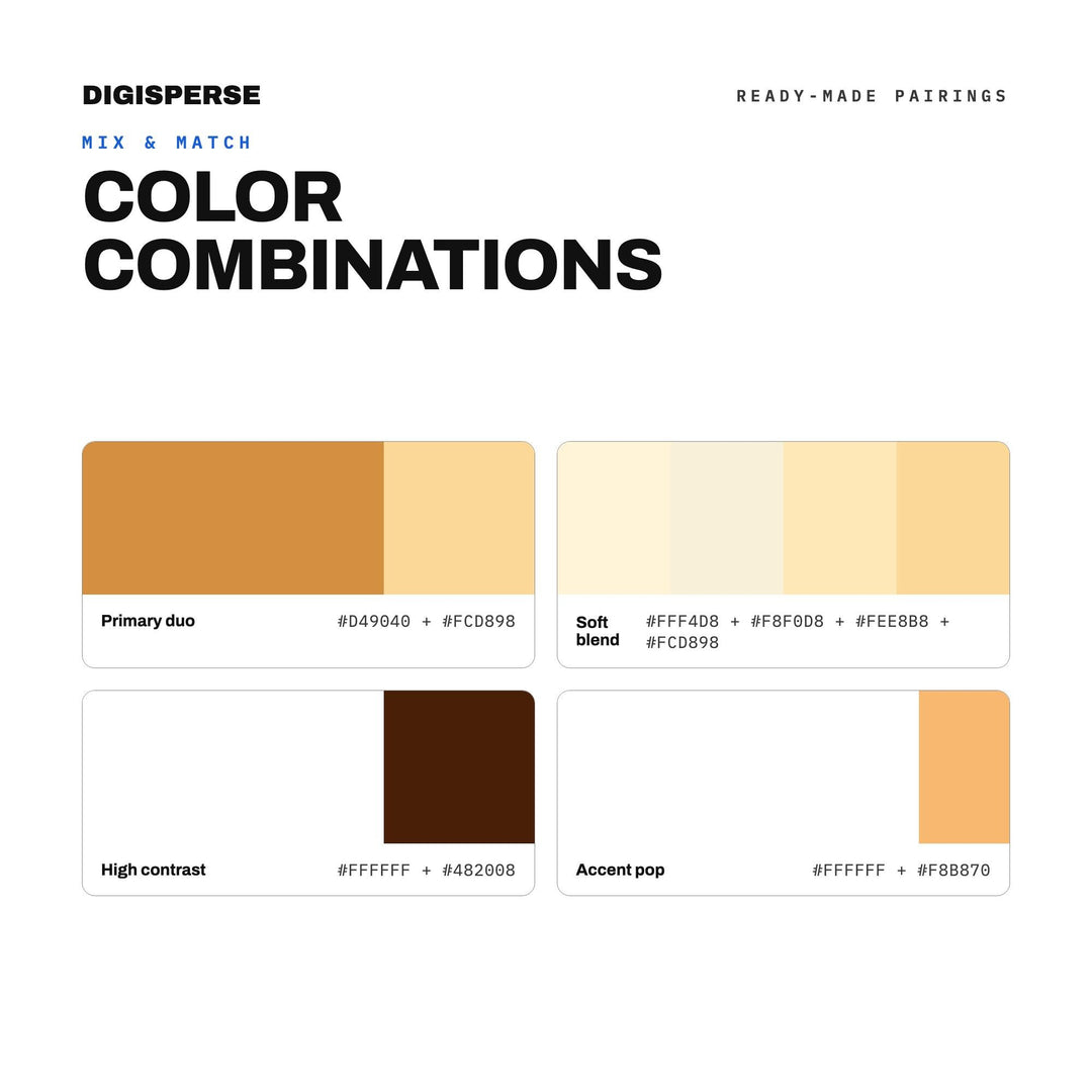 Peach Cobbler Color Palette | 30 Colors | Hex RGB CMYK | Color Guide | Procreate Swatches + ASE | Digital Download