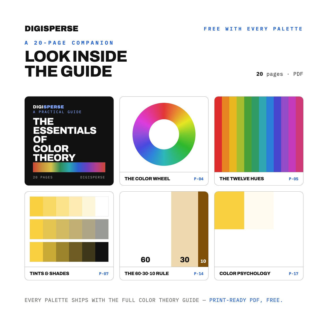 Warm Brioche Color Palette | 30 Procreate Swatches, ASE, PDF Guide (Digital Download)