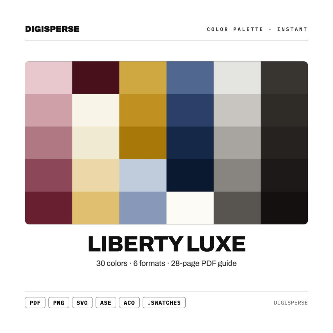 Liberty Luxe color palette — main preview