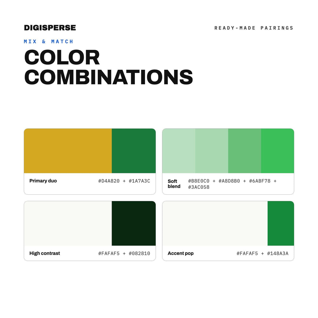 St Patricks Day Green Color Palette | 30 Procreate Swatches, ASE (Digital Download)