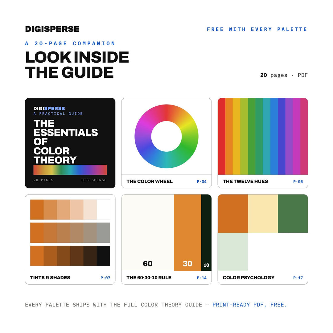 Warm Golden Color Palette for Fall Equinox Art and Cozy Twilight Branding, 30 Autumn Dusk Hues, Procreate Swatches