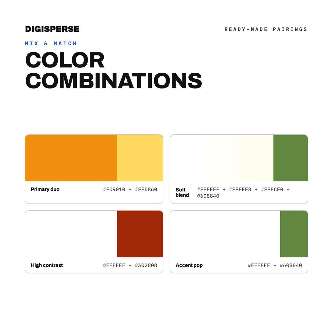 Clementine Color Palette | 30 Procreate Swatches, HEX, RGB, CMYK (Digital Download)