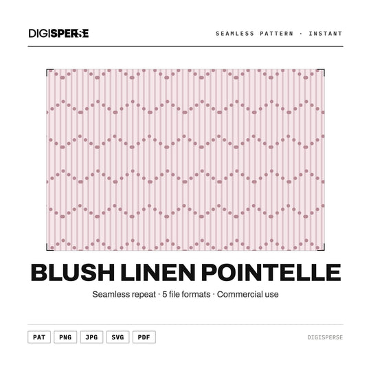 Blush Linen Pointelle seamless pattern set — main preview