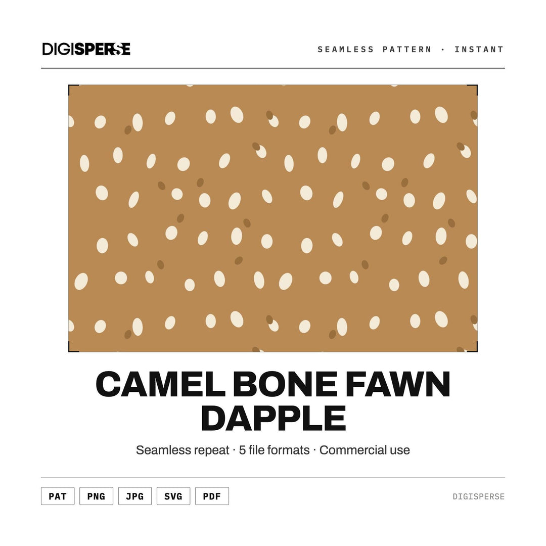 Seamless Pattern | Camel Bone Fawn Dapple | Digital Paper Fabric Wallpaper