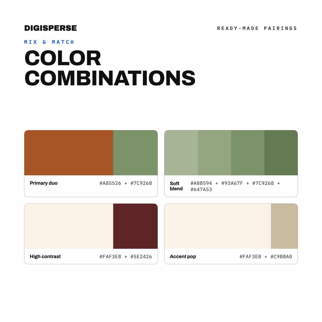 Fall Wedding Harvest color palette — preview image 2 of 20