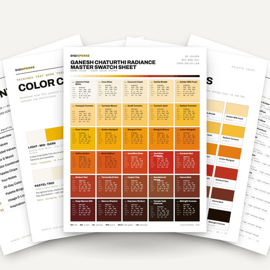 Ganesh Chaturthi Radiance color palette — main preview