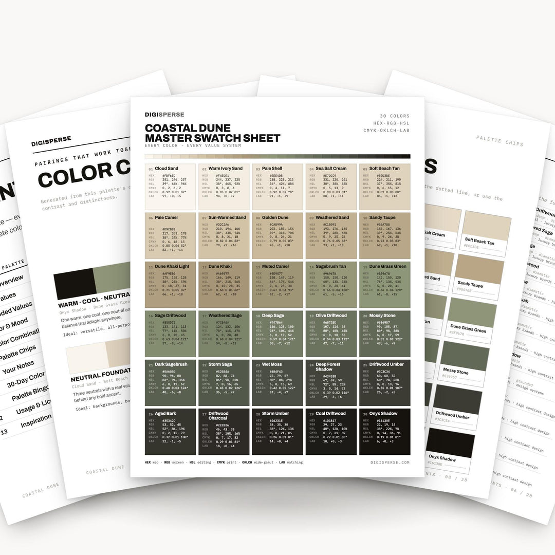 Coastal Dune color palette — preview image 4 of 23