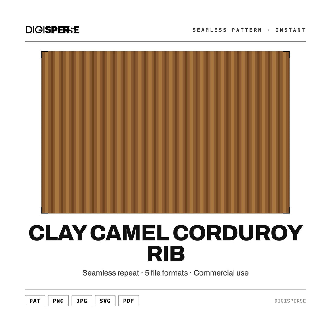 Seamless Pattern | Clay Camel Corduroy Rib | Digital Paper Fabric Wallpaper