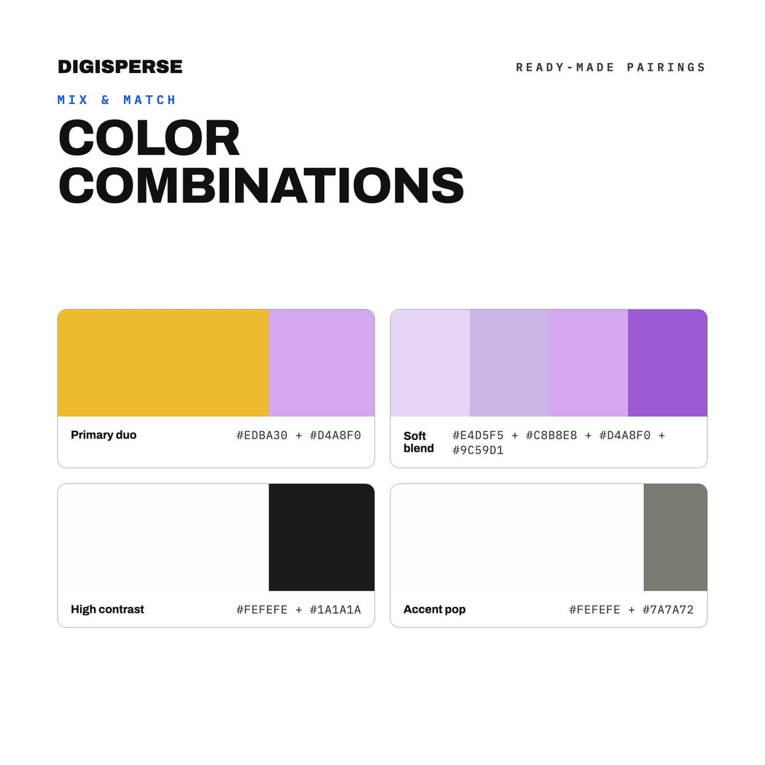 Nonbinary Pride color palette — preview image 2 of 20