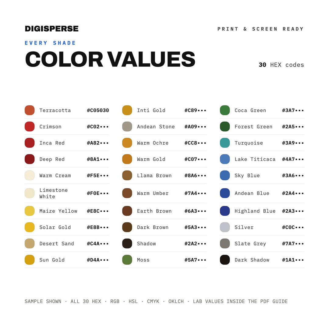 Inca Empire color palette — preview image 3 of 20
