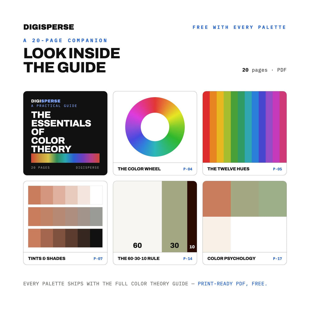 Golden Hour Nursery color palette — preview image 6 of 20