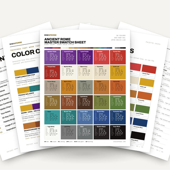 Ancient Rome color palette — main preview