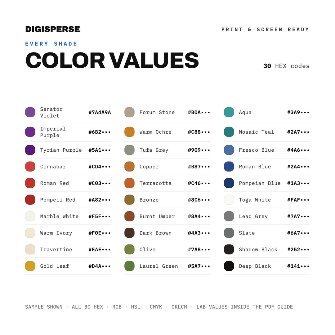 Ancient Rome color palette — preview image 3 of 20