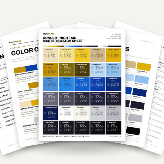 Concert Night Air color palette — main preview