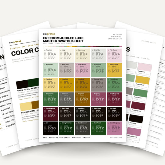 Freedom Jubilee Luxe color palette — main preview