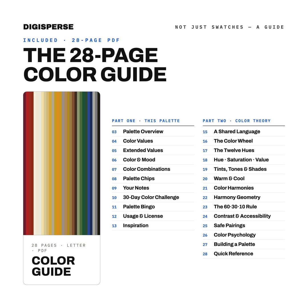 Oxford Library Study Color Palette | 30 Colors | Hex RGB CMYK | Procreate Swatches + ASE | Digital Download color palette —