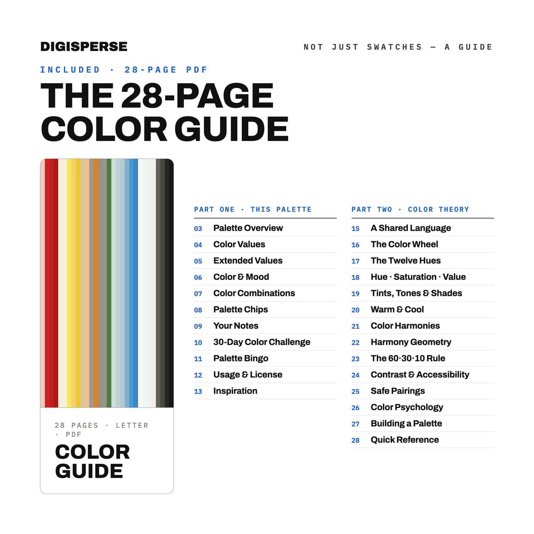 Lighthouse Morning Color Palette | 30 Colors | Hex RGB CMYK | Procreate Swatches + ASE | Digital Download color palette —