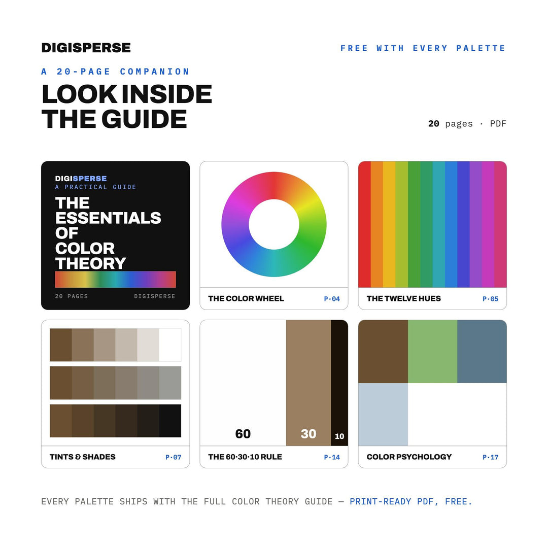 Earthy Muted Color Palette for Rustic Spring Art and Farmhouse Branding, 30 Mud Season Hues, Procreate Swatches color