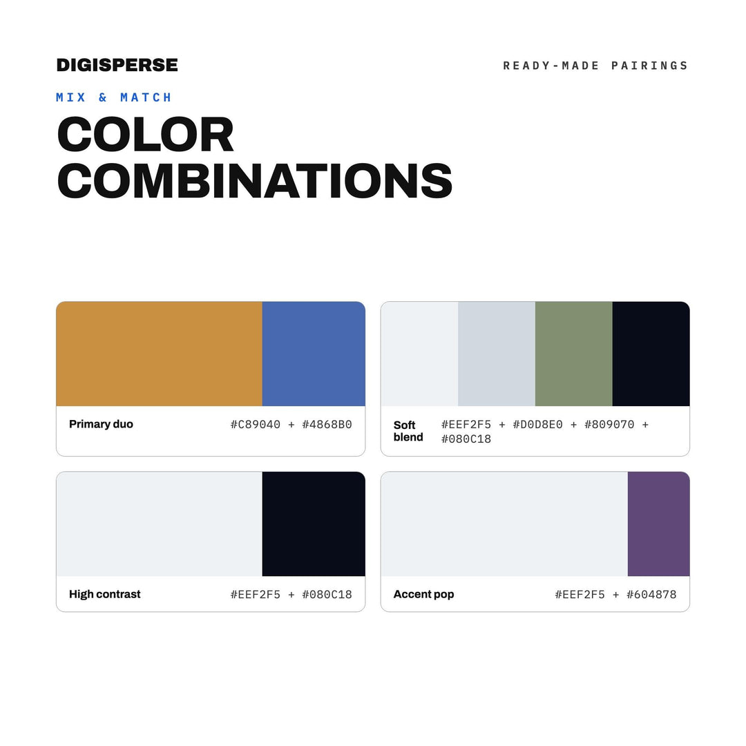 Muted Contemplative Color Palette for Mindful Journal Art and Calm Branding, 30 Introspective Hues, Procreate Swatches, Hex