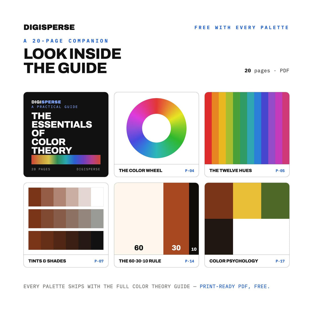 Procreate Color Palette | Kitchen Witch Hearth 30 Warm Spiced Colors with Hex RGB CMYK color palette — preview image 6 of 20