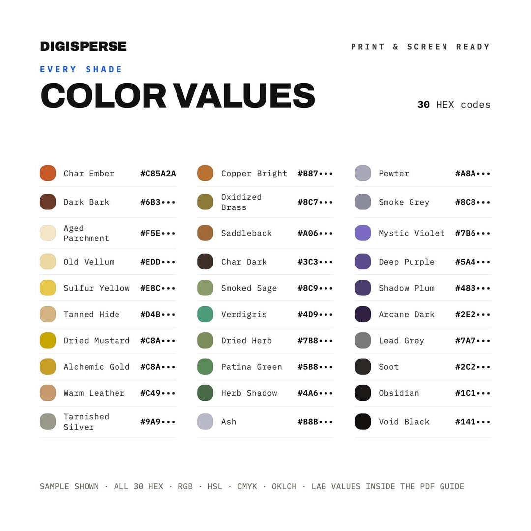 Alchemist'S Lab color palette — preview image 3 of 20