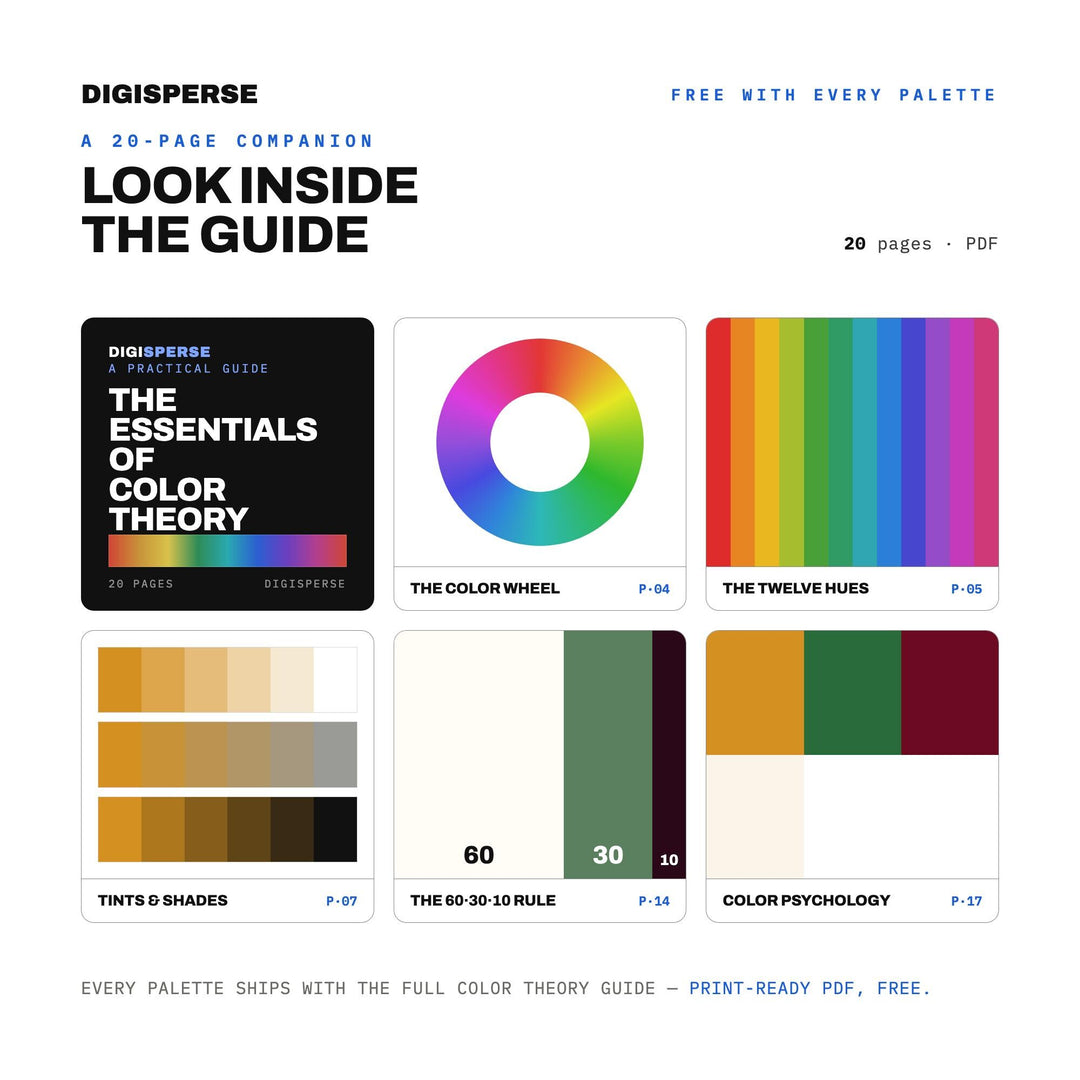 Advent Calendar Color Palette | 30 Colors | Hex RGB CMYK | Procreate Swatches + ASE | Digital Download color palette —